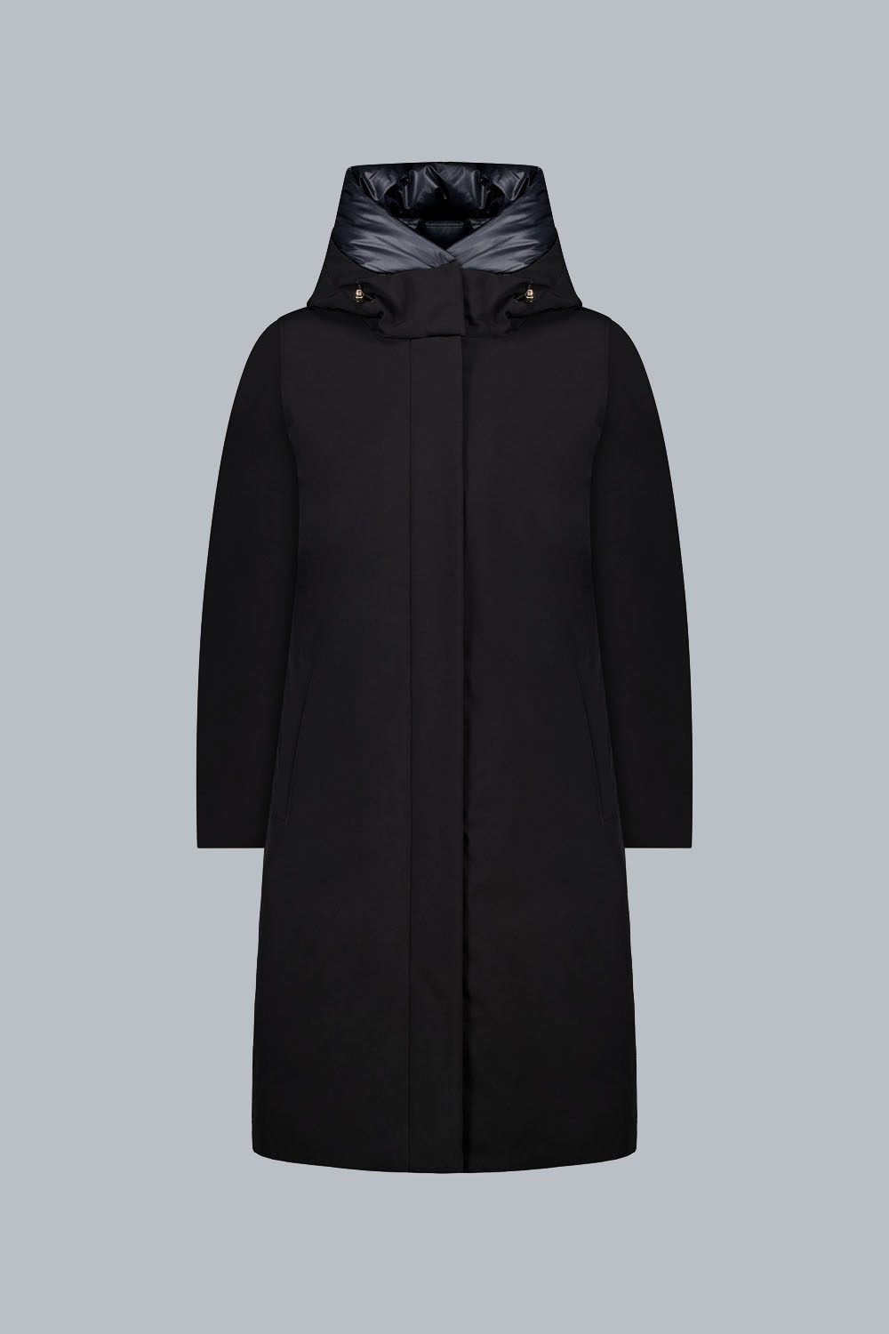 AMUNA – Giacca in softshell nera con pettorina staccabile