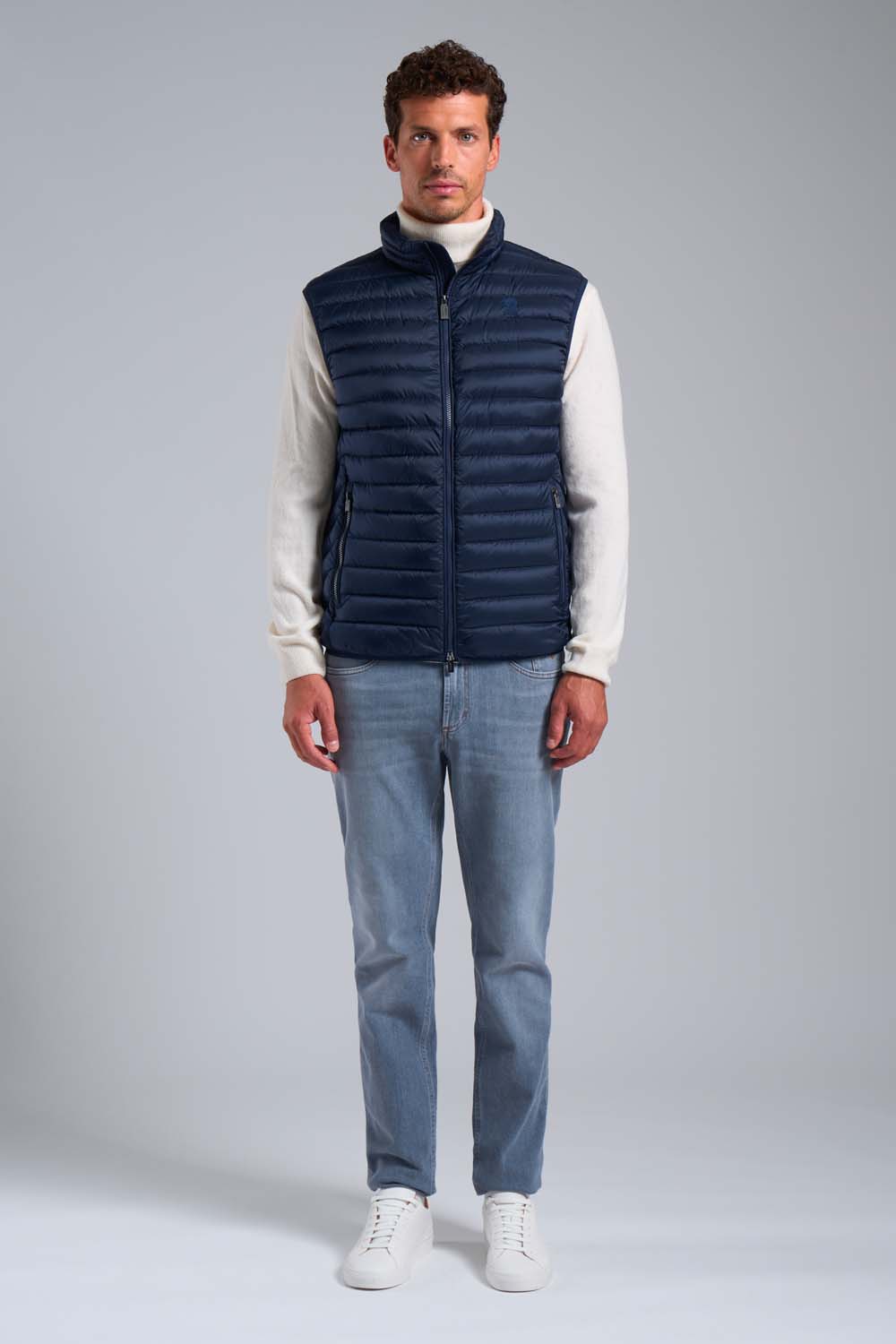 ASTOR - Smanicato 100 grammi blu in vera piuma 800 fill power