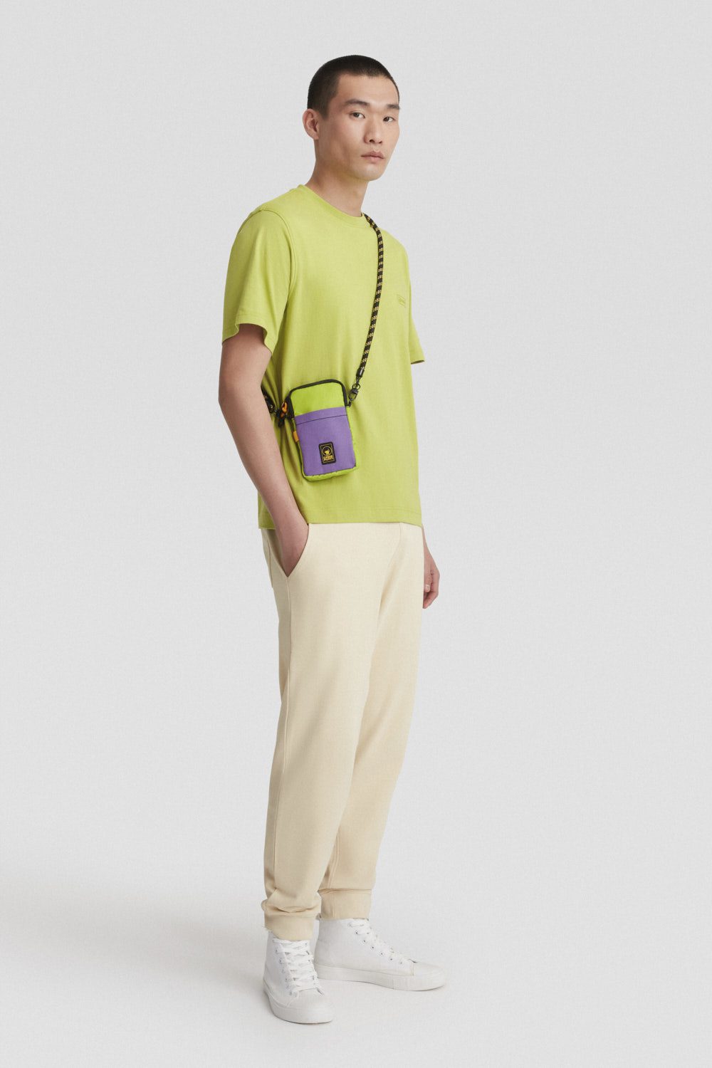 Pantaloni da uomo beige