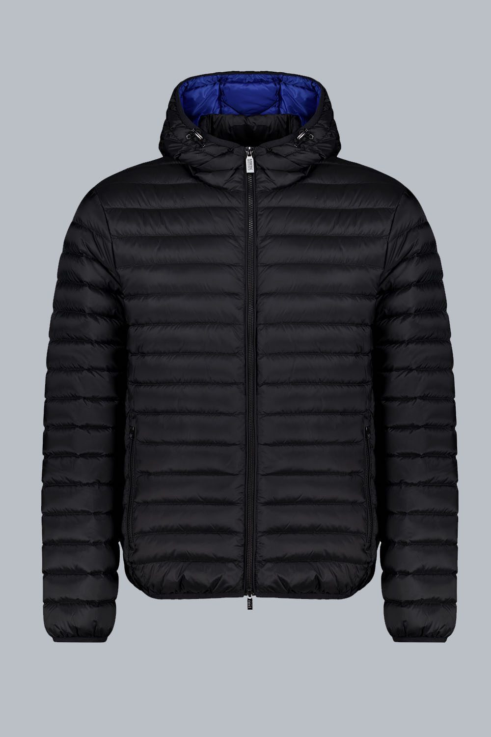 FRANKLIN 2.0 - Piumino 100 grammi nero con cappuccio in vera piuma 800 fill power