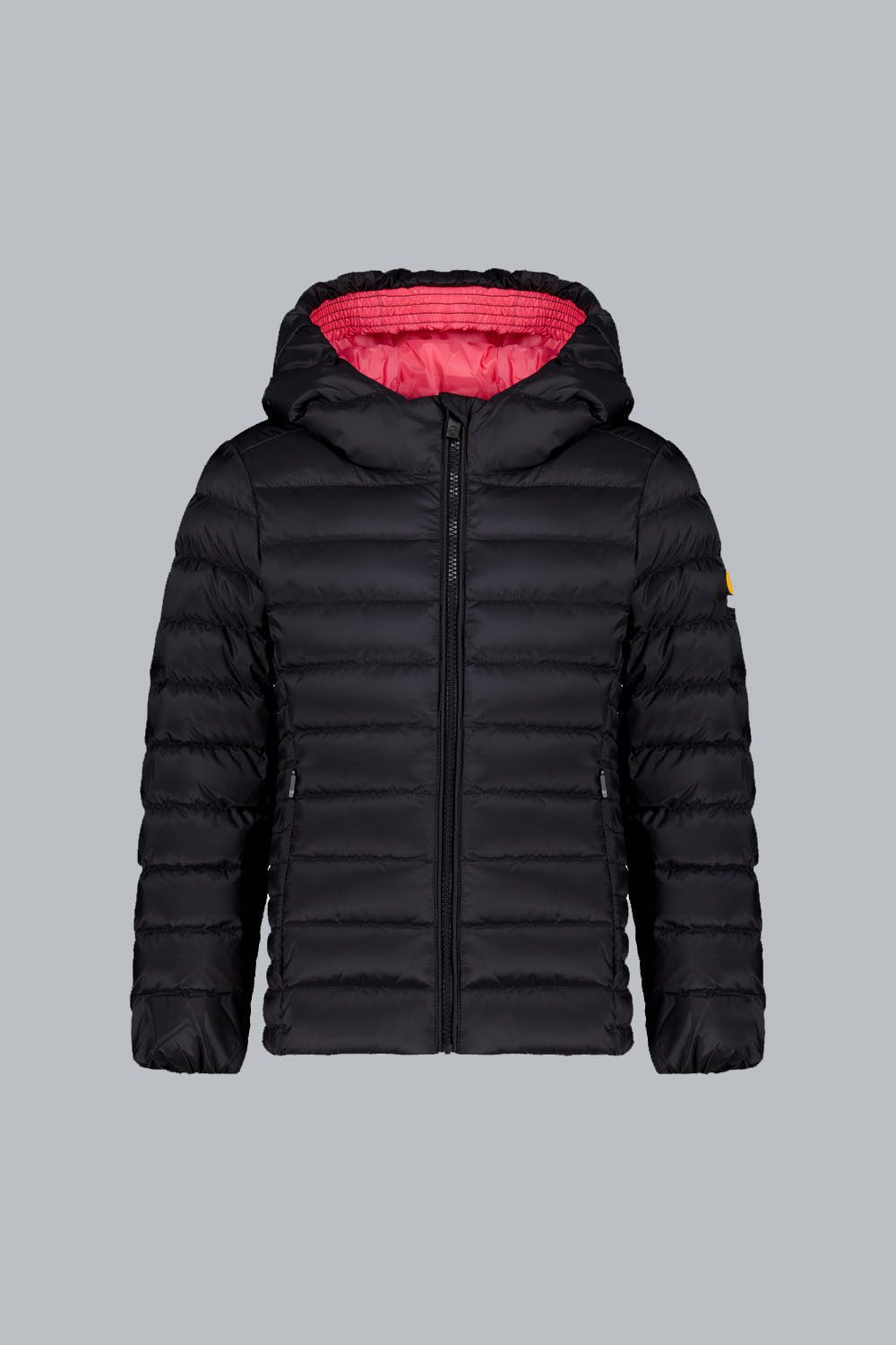 KARIS GIRL - Piumino nero 800 fill power con cappuccio