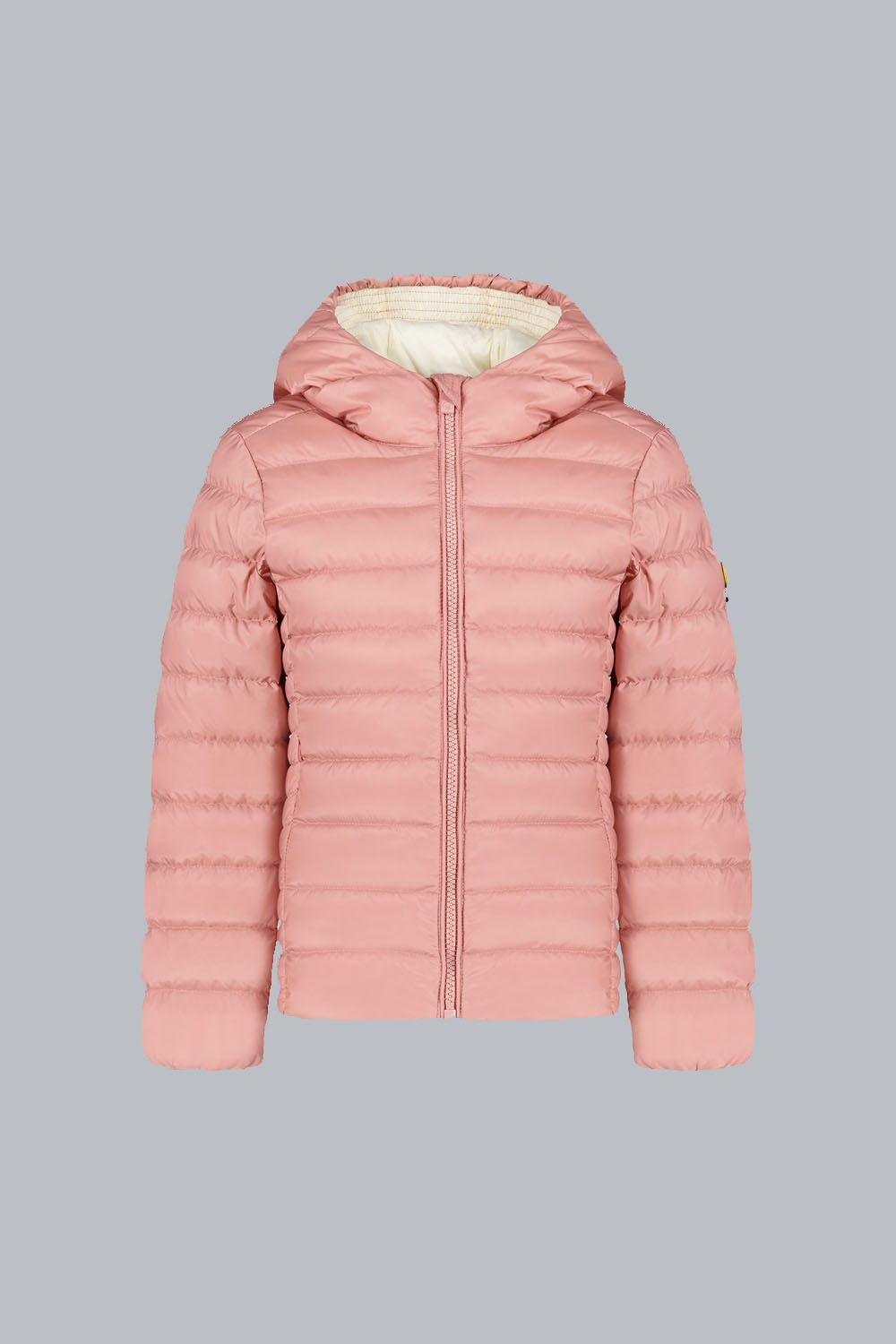 KARIS GIRL - Piumino rosa 800 fill power con cappuccio