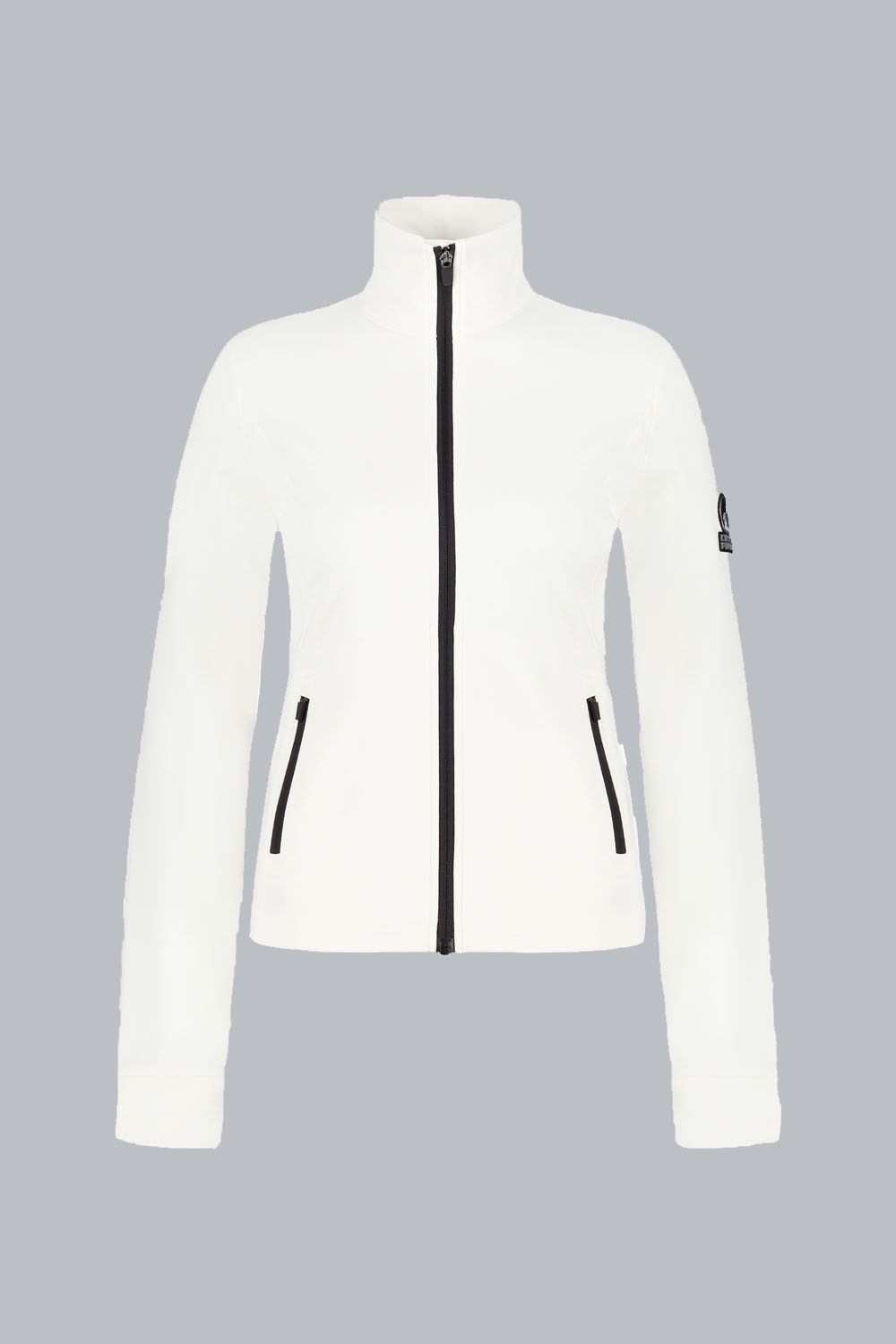 MARILLA - Midlayer bianco full zip