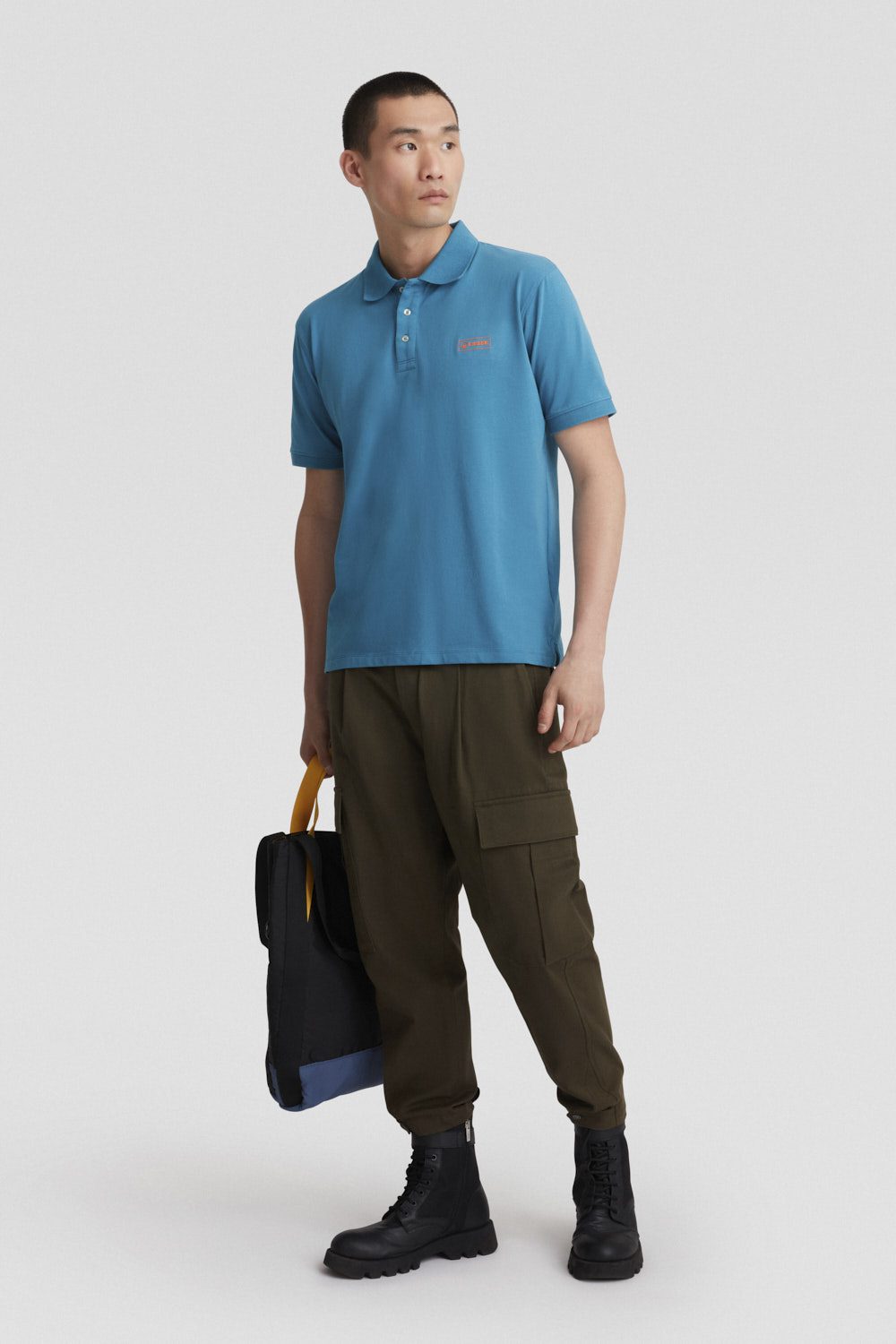 Polo in jersey stretch ottanio