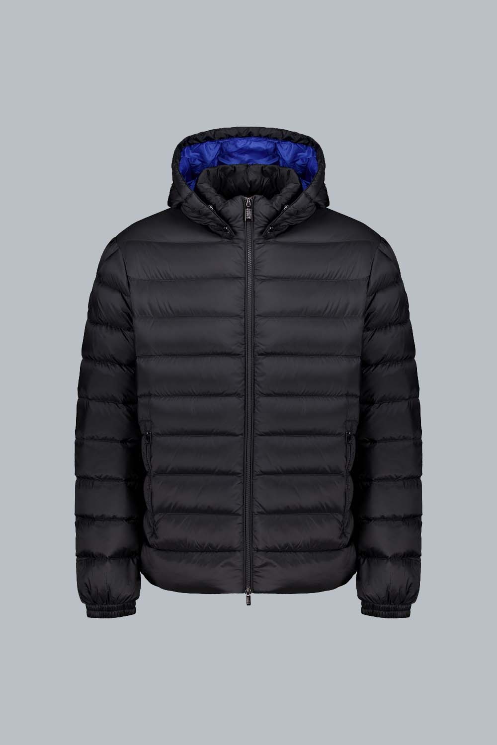 NED - PIUMINO 200 GRAMMI NERO CON CAPPUCCIO STACCABILE 800 FILL POWER