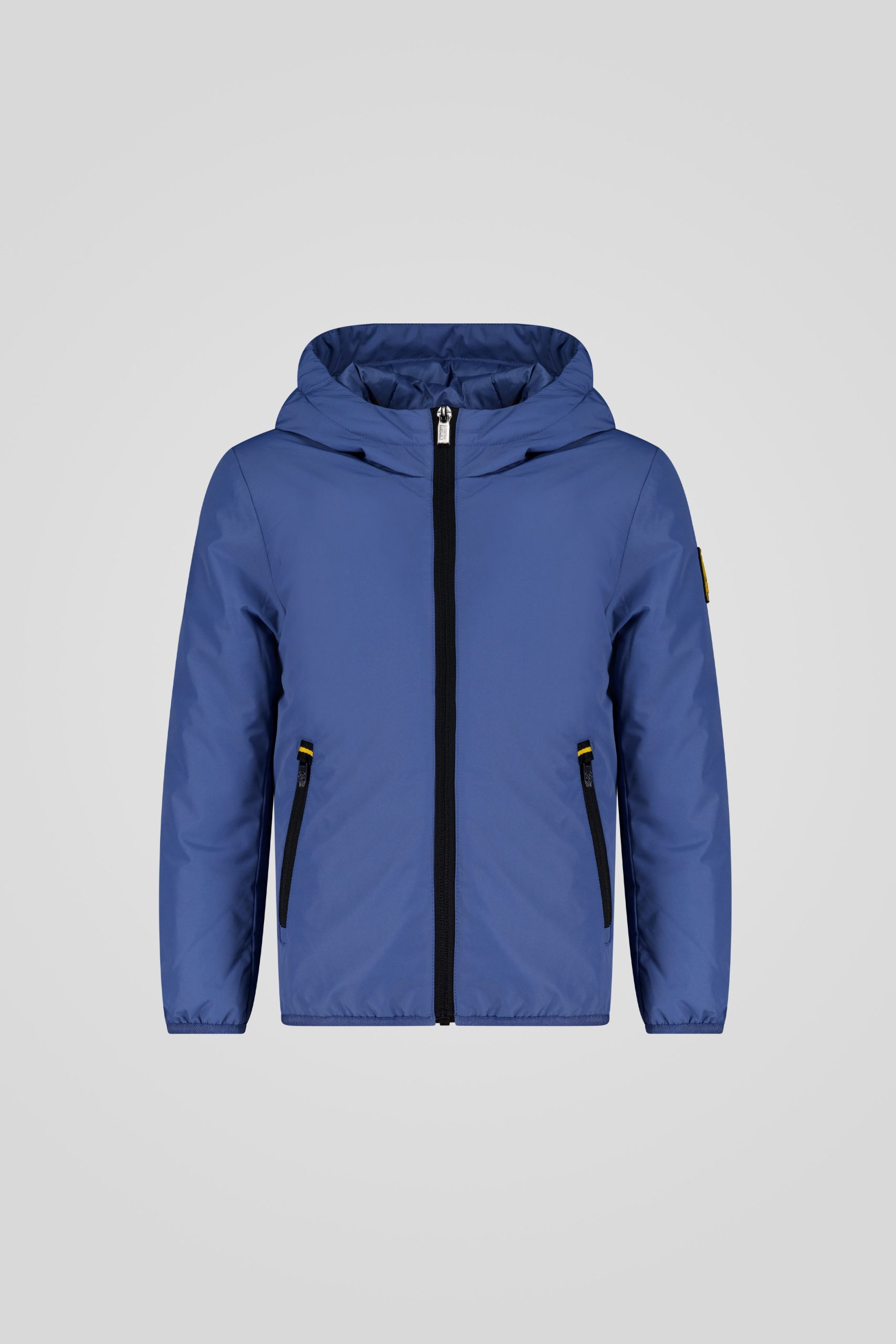 Giacca con cappuccio azzurra unisex