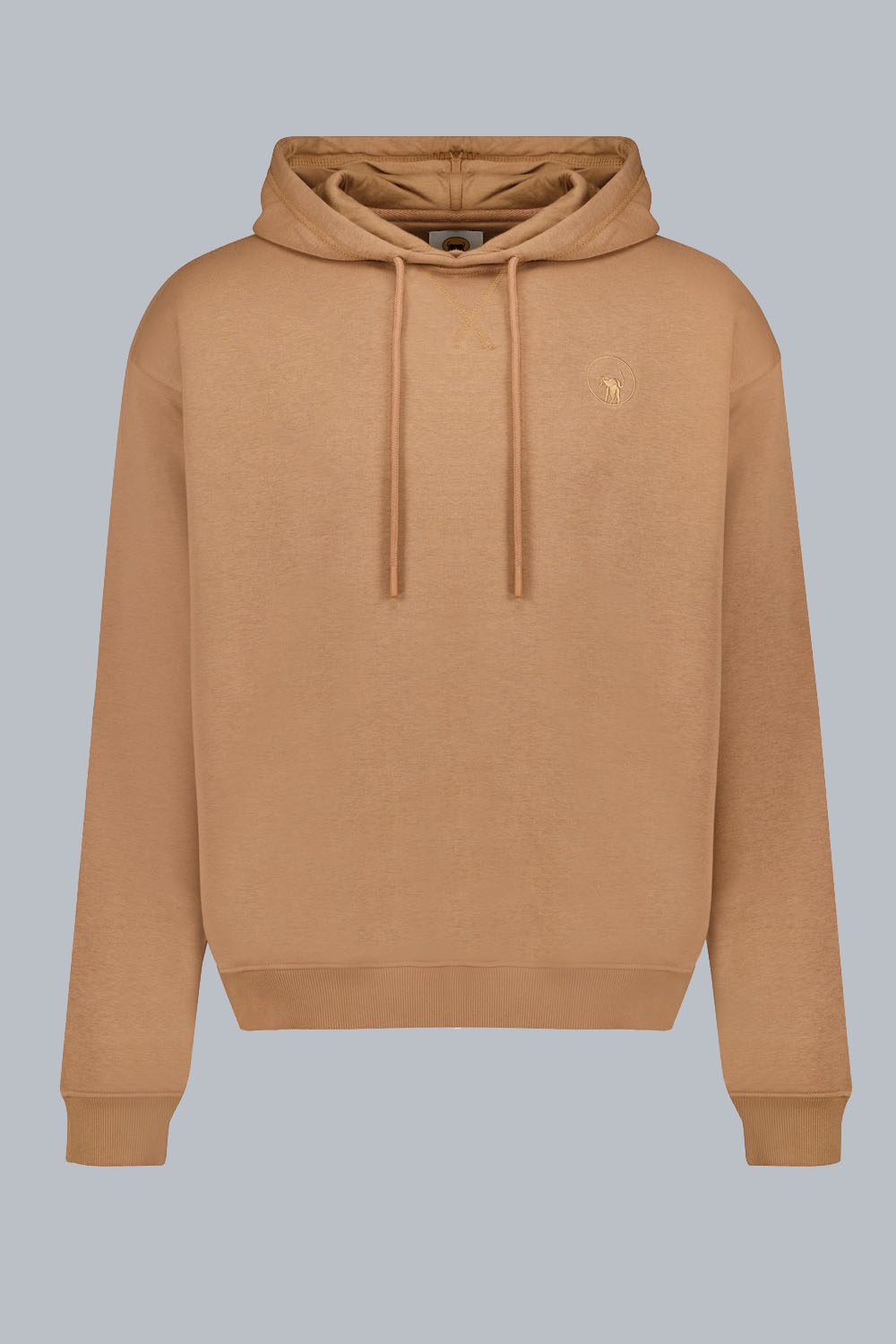 RICO - Felpa marrone con cappuccio