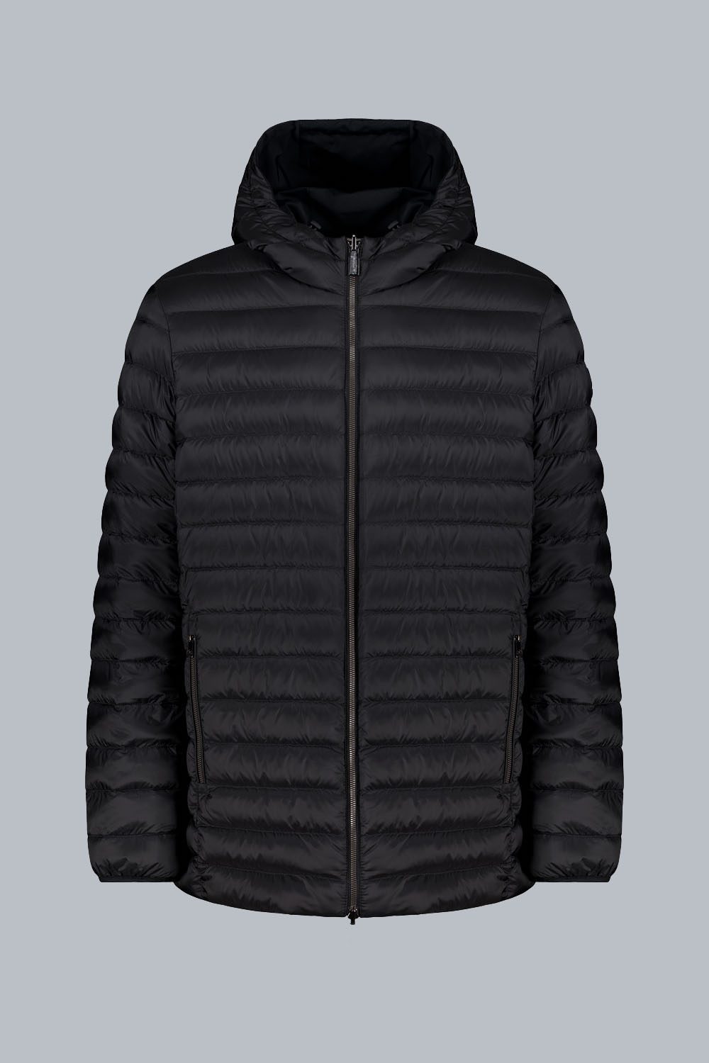 RONALD – GIACCA NERA LUNGA REVERSIBILE 800FILL POWER