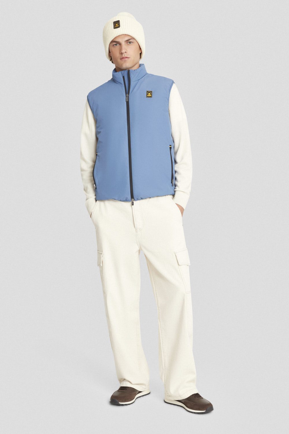 Gilet imbottito azzurro