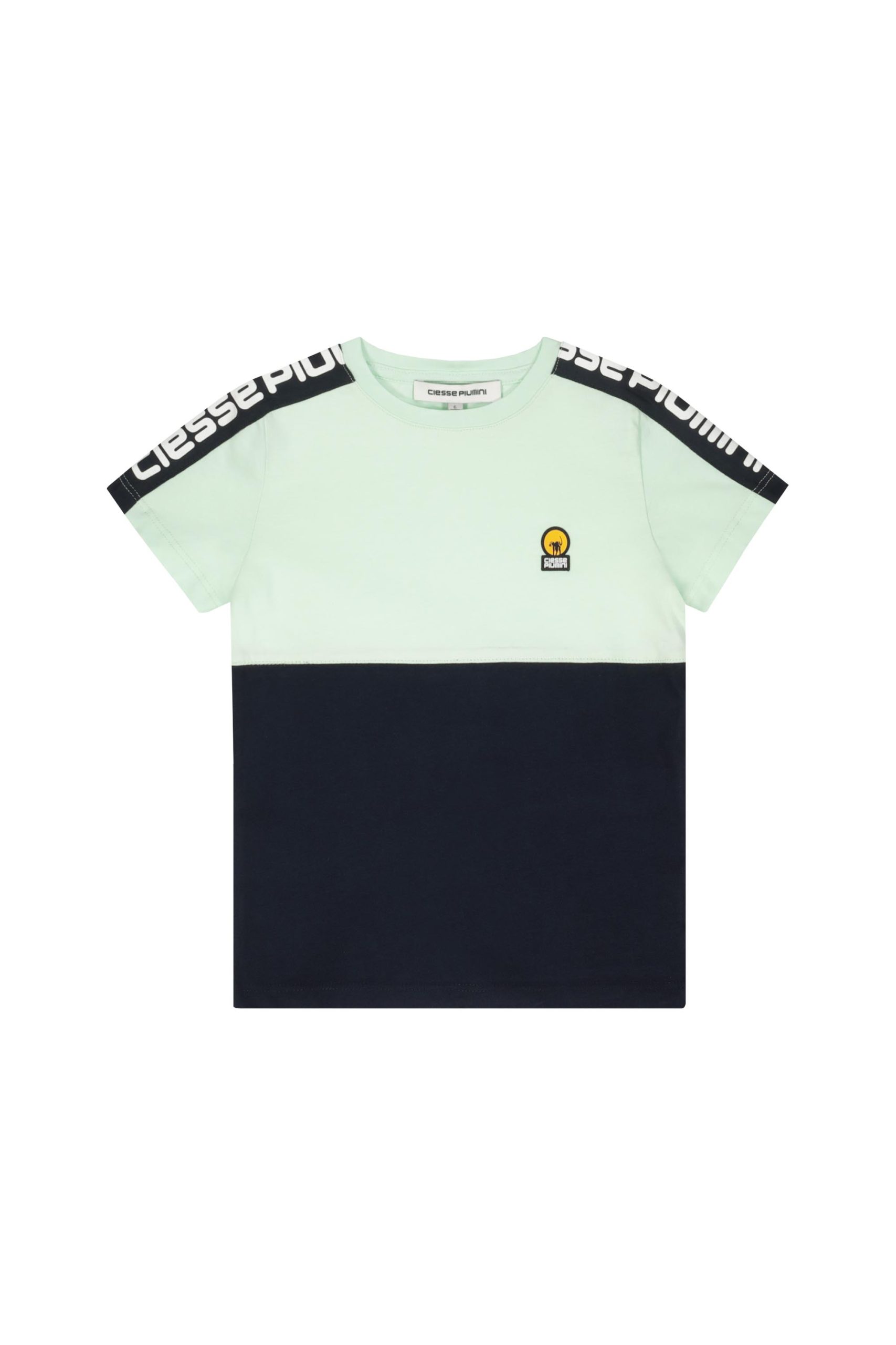 TANOS BOY - T shirt blu e verde da bambino
