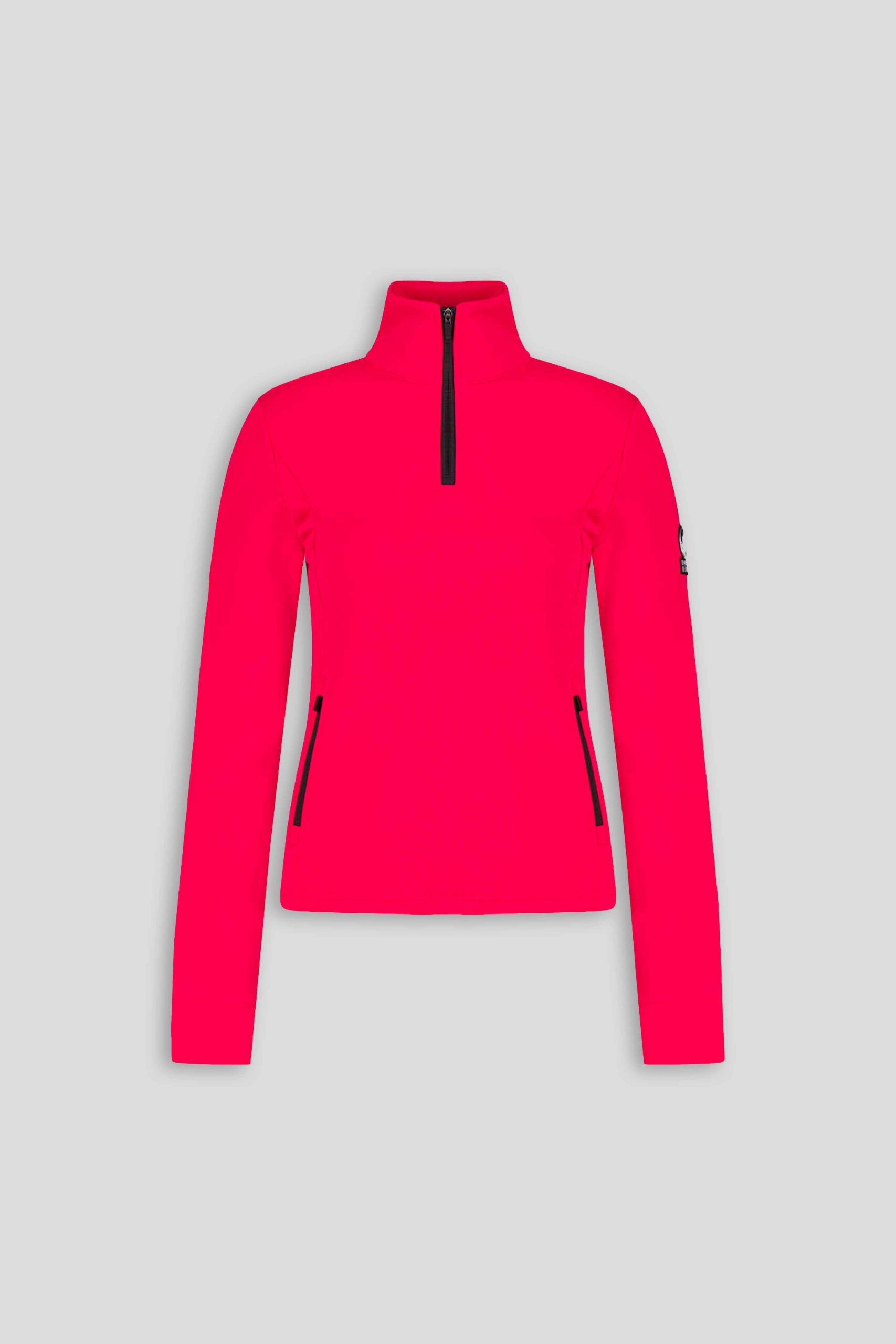 VENY - Midlayer fucsia con zip 3/4