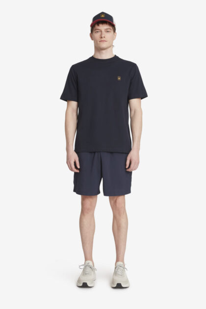 Pantaloncini Uomo Sportivi 2 Pezzi - Leggeri, Asciugatura Rapida, Con 4 Tasche, Cucitura 15 Cm, Taglia XL, Blu Navy+Verde Militare