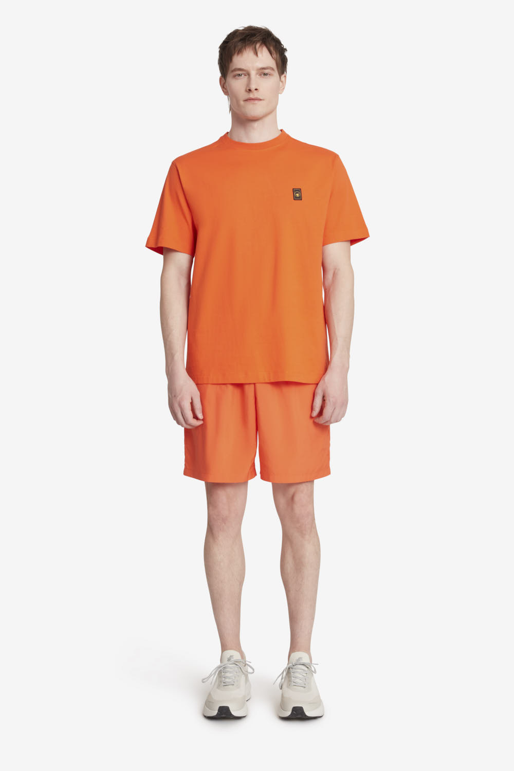 BEID 2.0 - Pantaloncini da mare da uomo leggeri arancione acceso