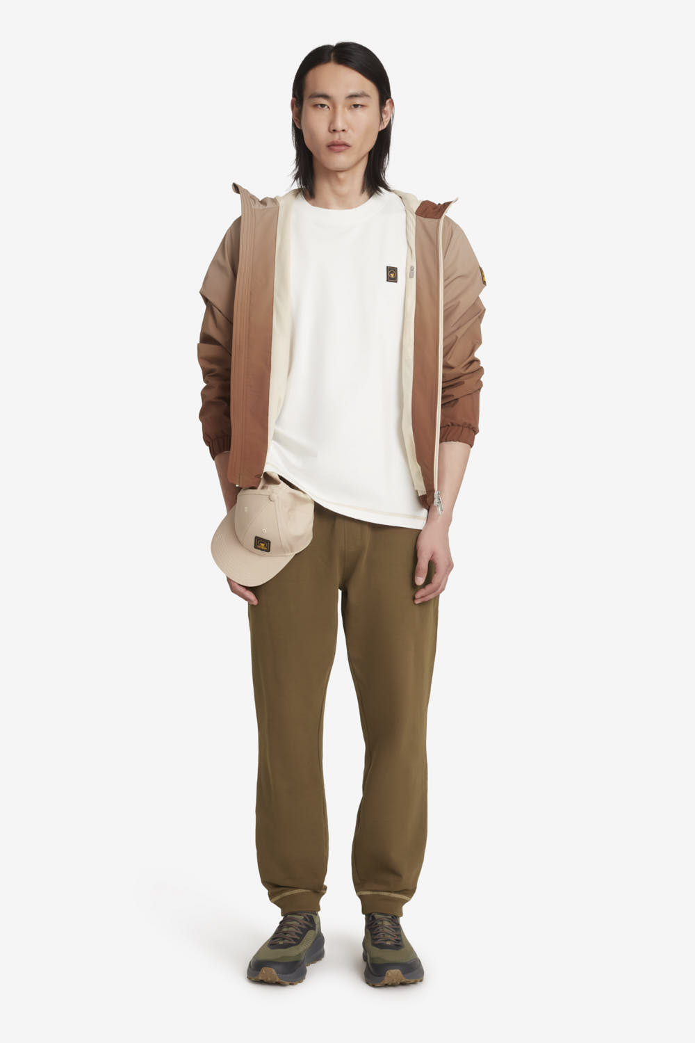 CRINCY - T-shirt over da uomo 100% cotone bianca