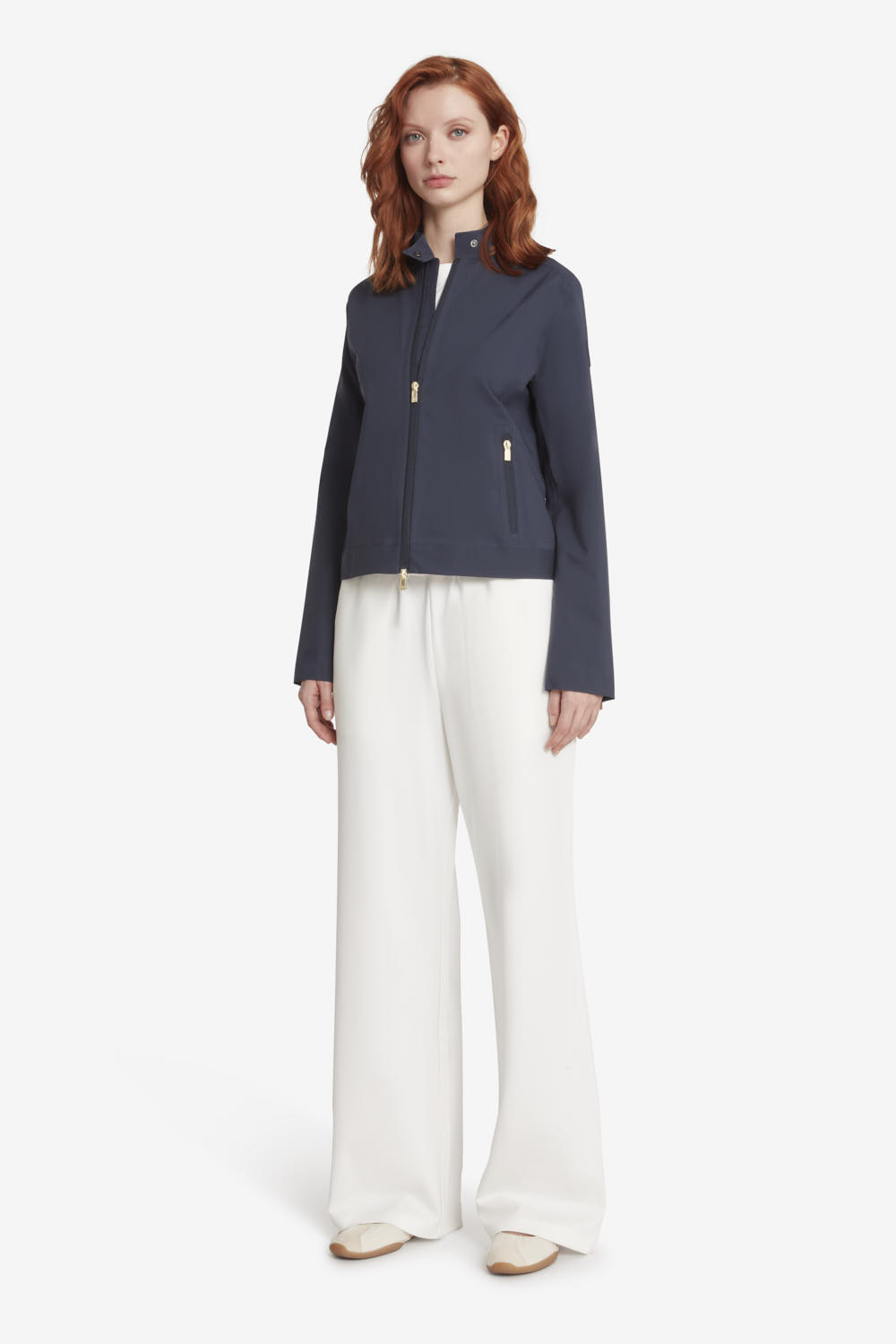 MAGI 2.0 - Giacca biker donna in softshell blu scuro