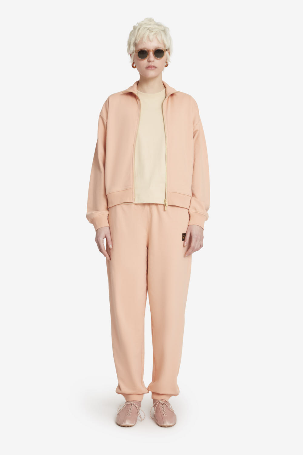 MARILYN - Pantaloni in cotone da donna rosa