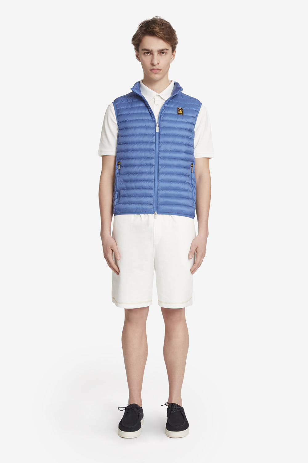 MELVIN 4.0  - Gilet imbottito da uomo 800 fill power azzurro