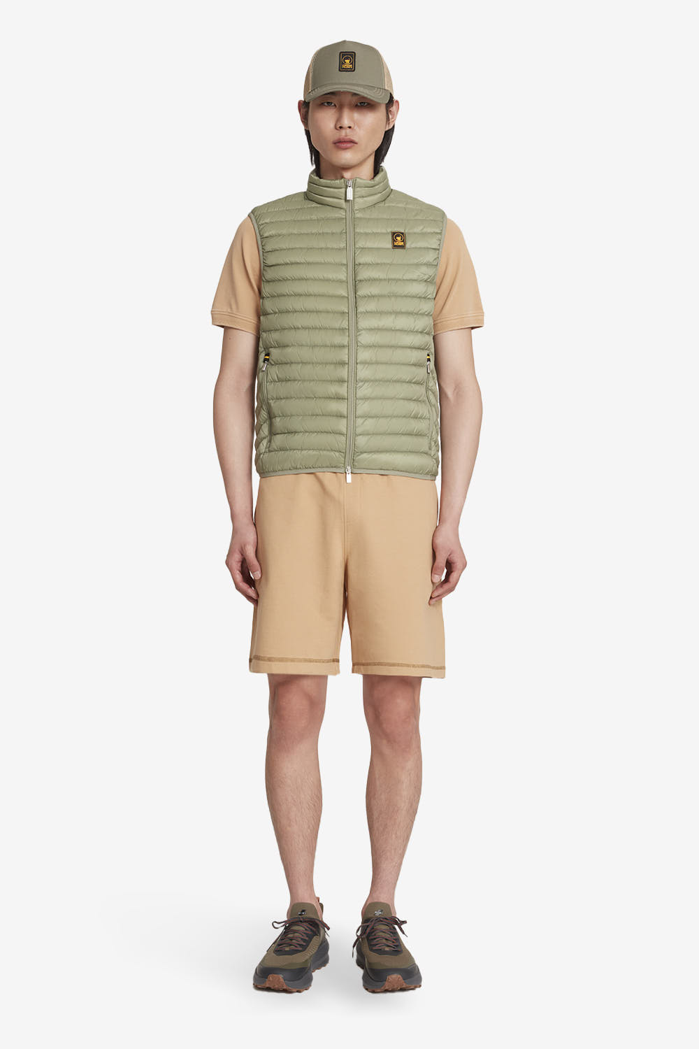 MELVIN 4.0  - Gilet imbottito 800 fill power da uomo verde tè