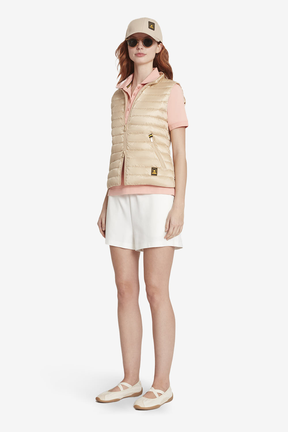 PAPRIKA 2.0 - Gilet imbottito 800 fill power da donna beige