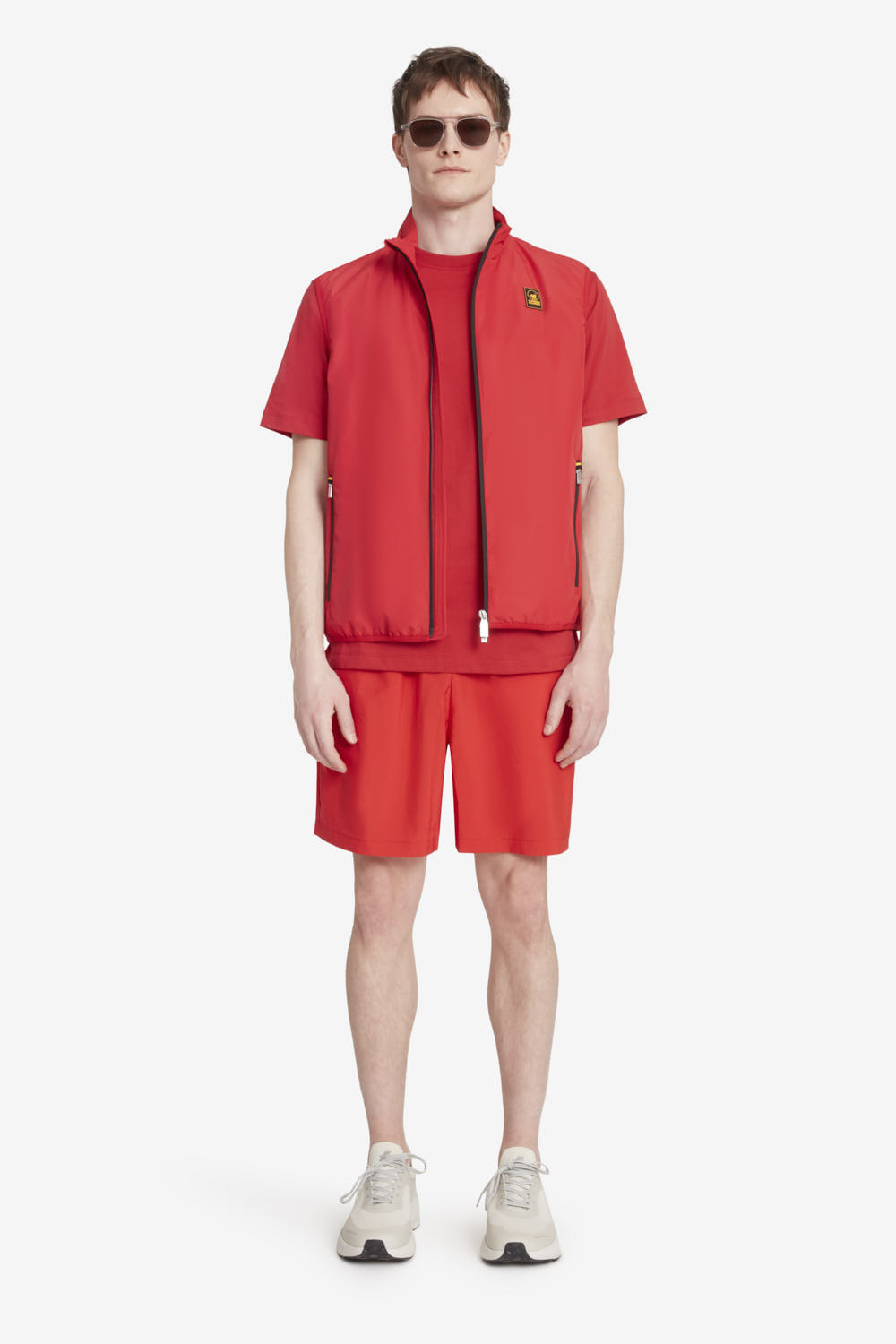 RUPI 3.0 - T-shirt girocollo da uomo in cotone rossa