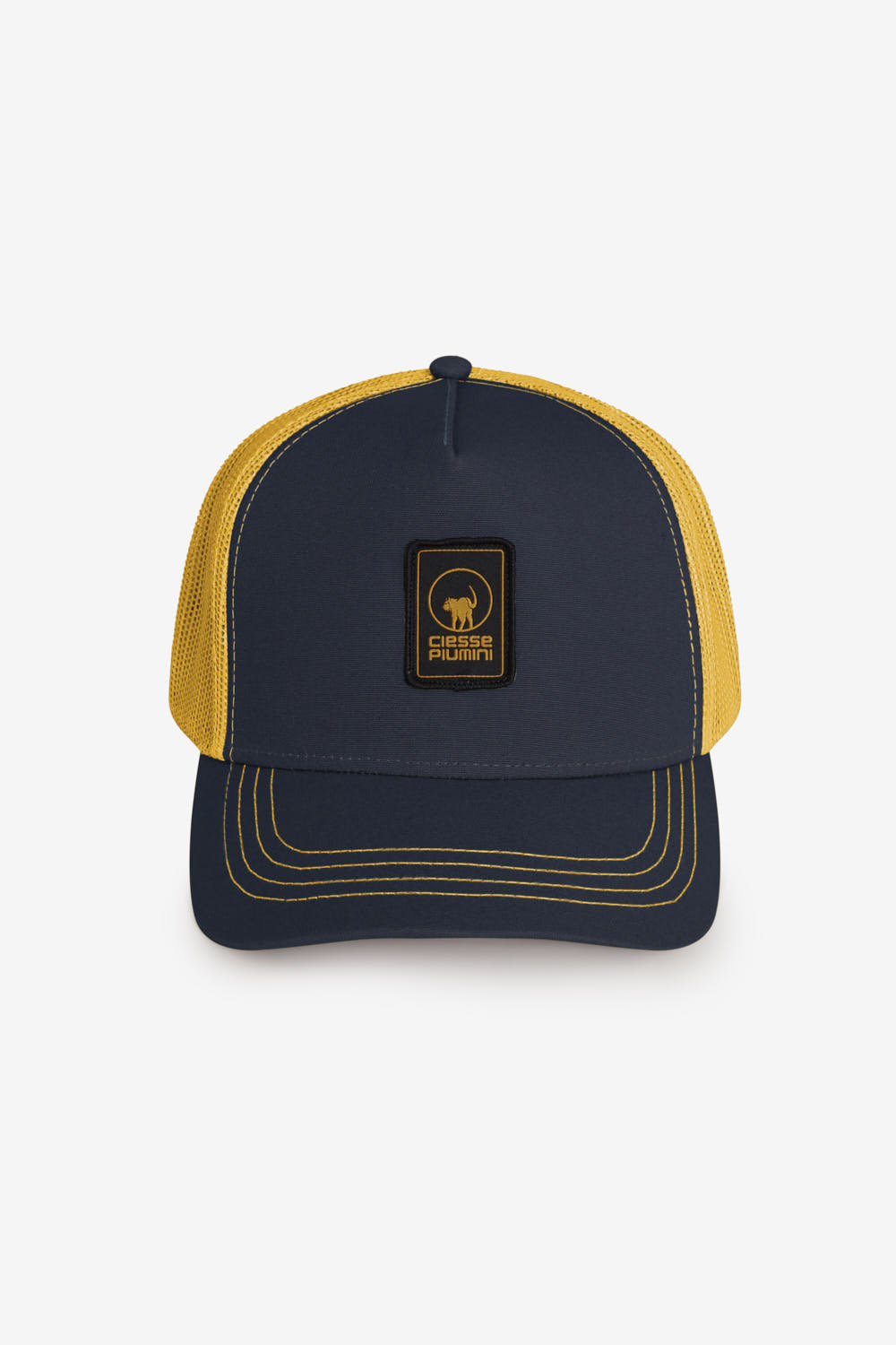 TRUK  - Trucker cap unisex con visiera pre curvata bicolore