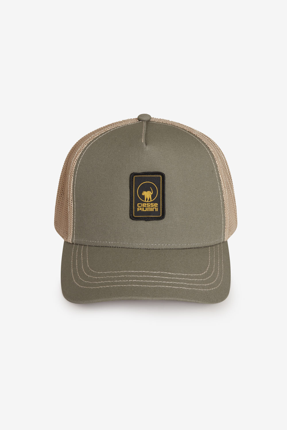 TRUK  - Trucker cap unisex con visiera pre curvata bicolore