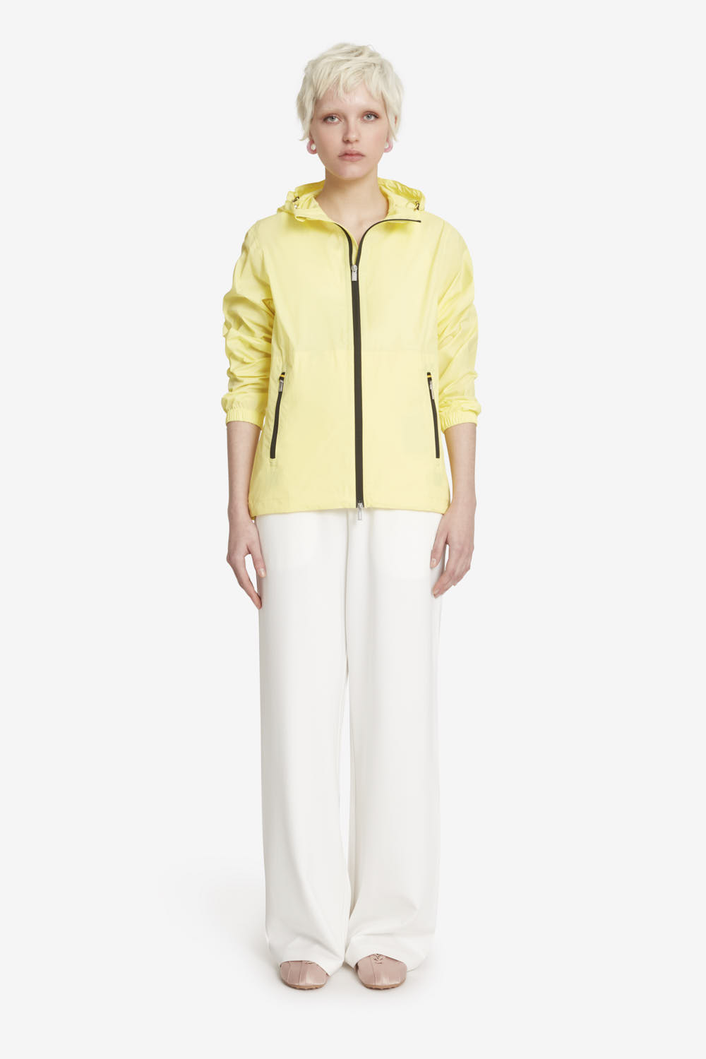 EFRAM 2.0 - Giacca con cappuccio fisso gialla