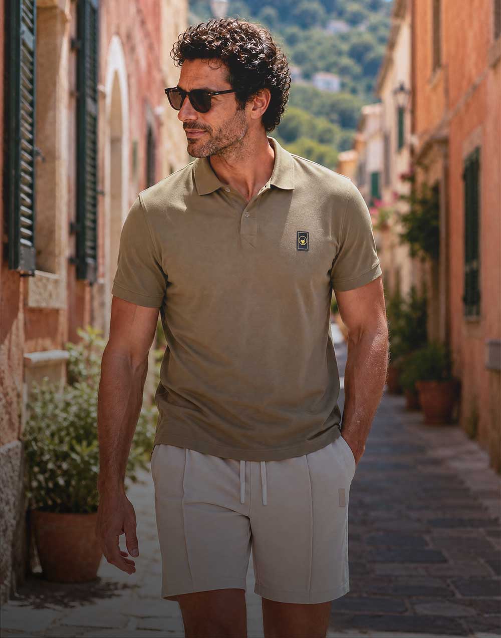 uomo polo verde defin mobile