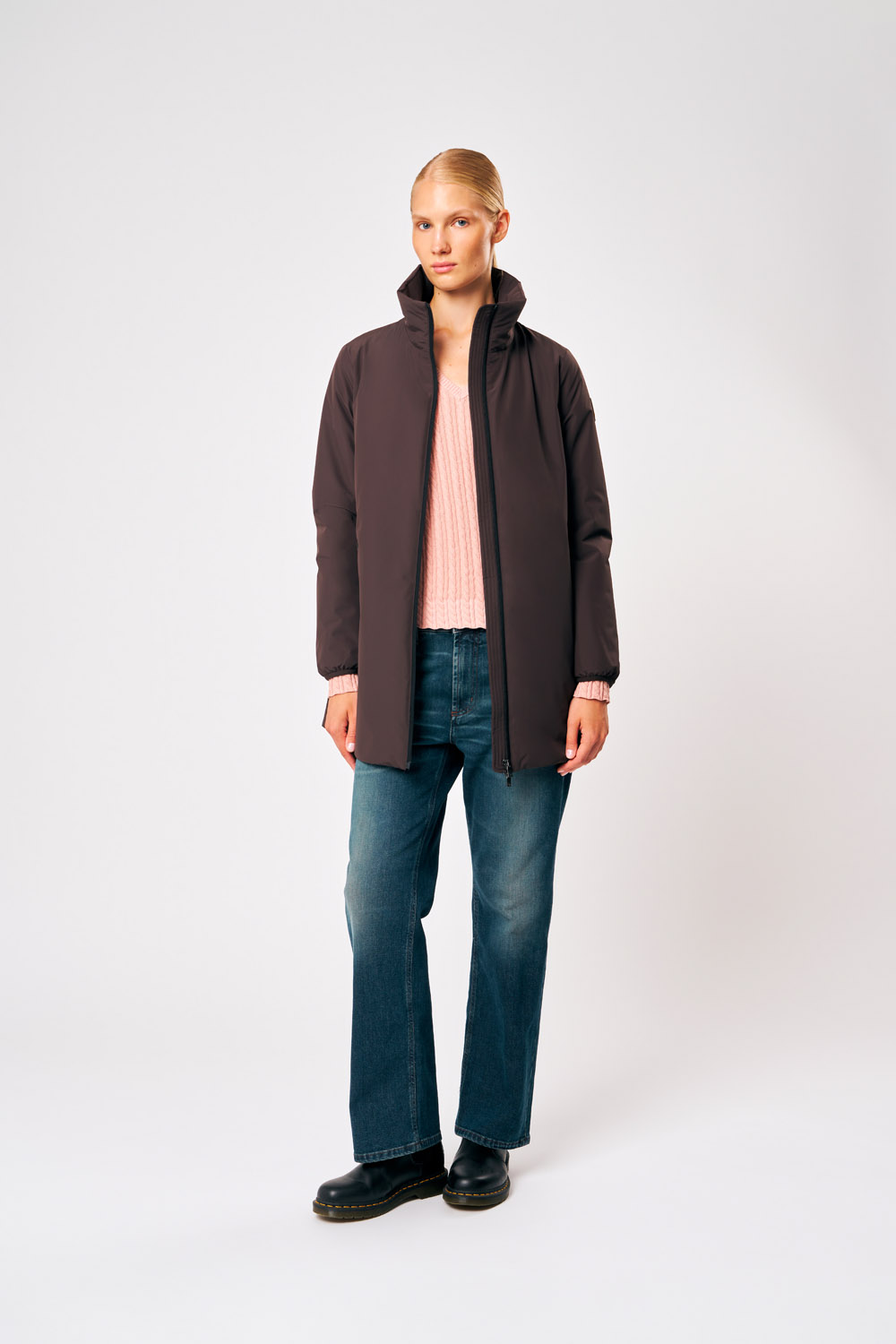 Catalina - Cappotto mezza stagione da donna marrone