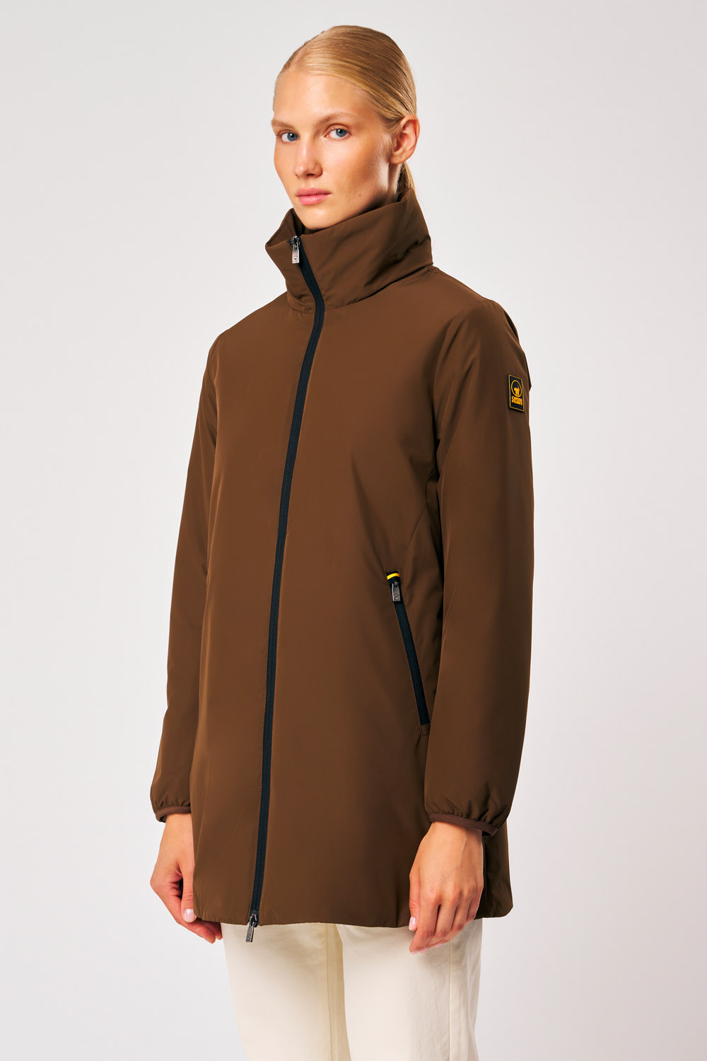 Catalina - Cappotto mezza stagione da donna marrone moka