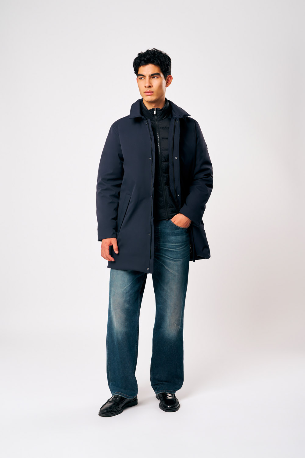 Adrar 4.0 - Giacca da uomo con pettorina staccabile blu