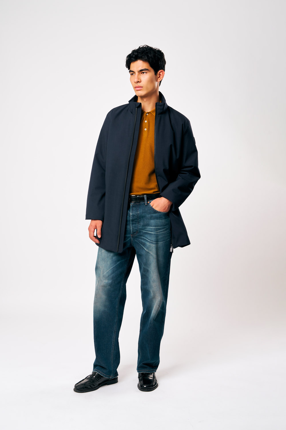 Alfie - Cappotto leggero imbottito da uomo blu