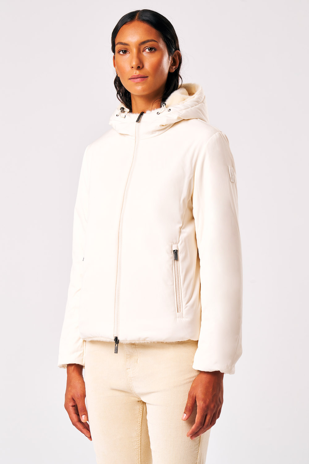 BELEN - ECO REVERSIBLE FUR HOODY JKT_263PCWJ13219_P8P30X_116WXP_2 BELEN ECO REVERSIBLE FUR HOODY JKT 263PCWJ13219 P8P30X 116WXP 2