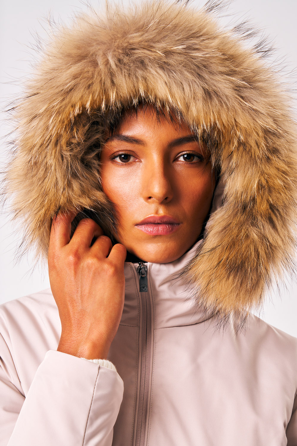 BILIANA - LIGHT PADDED JKT WITH DETACHABLE REAL FUR_263PCWJ03231_P6Y11P_139XXN_3 BILIANA LIGHT PADDED JKT WITH DETACHABLE REAL FUR 263PCWJ03231 P6Y11P 139XXN 3