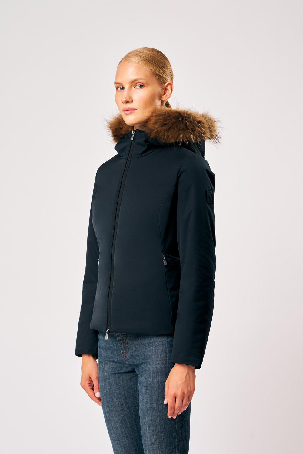 BILIANA - LIGHT PADDED JKT WITH DETACHABLE REAL FUR_263PCWJ03231_P6Y11P_206XXN_2 BILIANA LIGHT PADDED JKT WITH DETACHABLE REAL FUR 263PCWJ03231 P6Y11P 206XXN 2