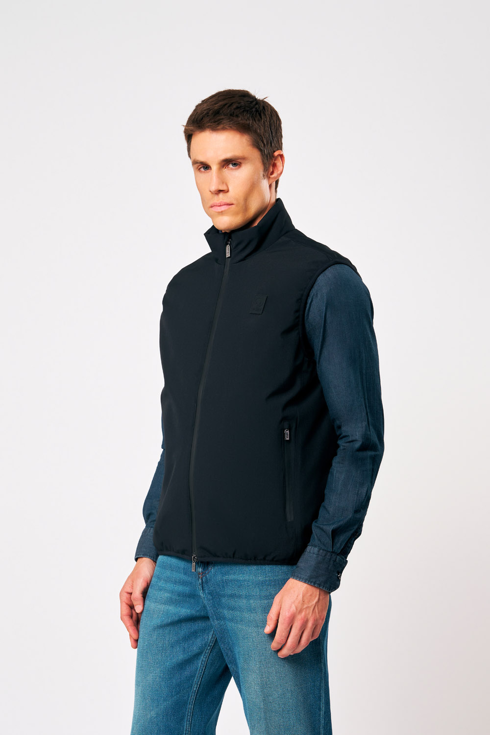 Conrad - Gilet leggero imbottito da uomo nero