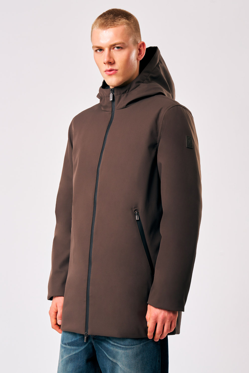 HERDO 3.0 - SOFTSHELL HOODY COAT REAL DOWN_263PCMC31489_P9Z25D_7252XW_2 HERDO 3.0 SOFTSHELL HOODY COAT REAL DOWN 263PCMC31489 P9Z25D 7252XW 2