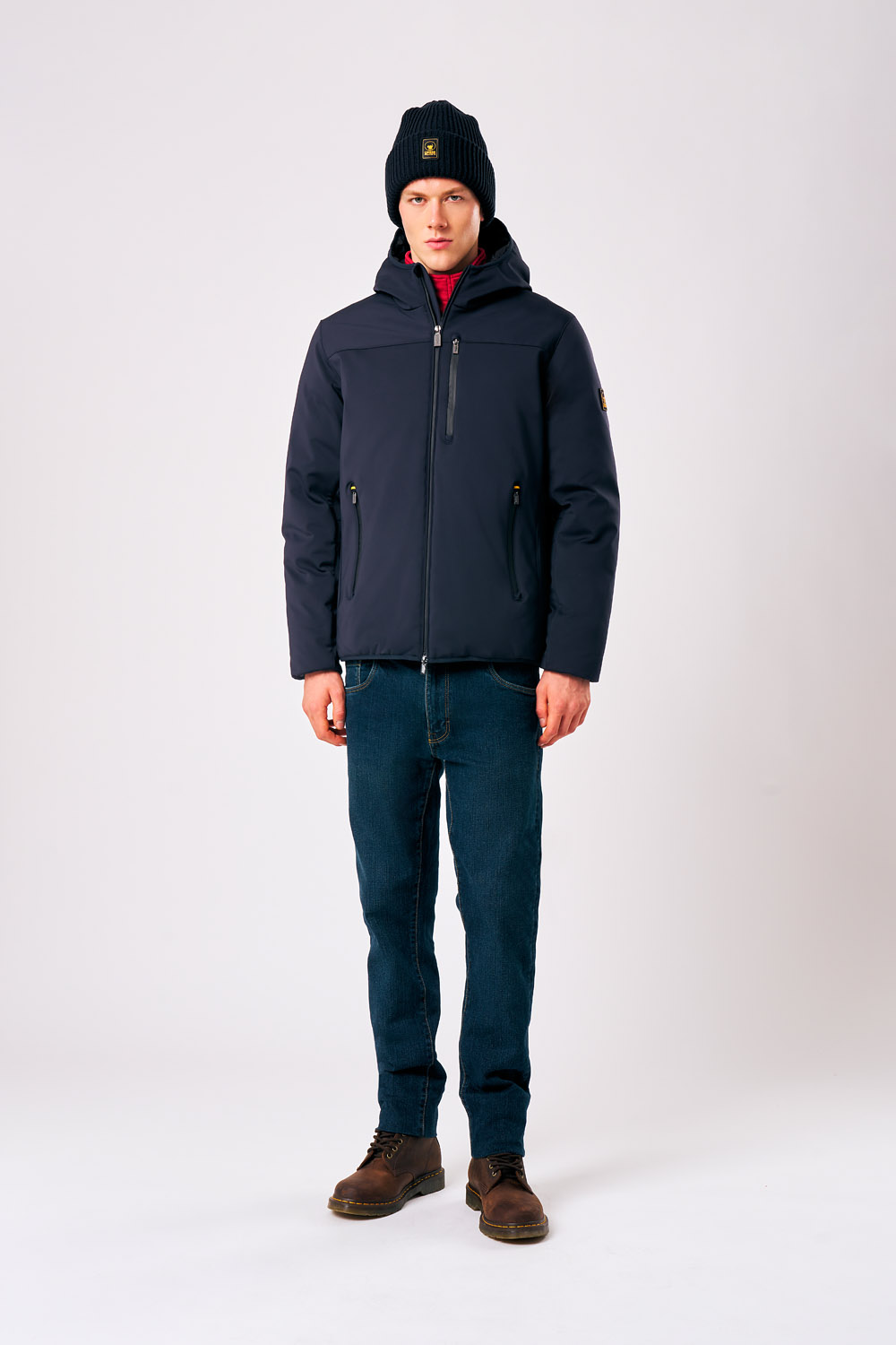 Jayden 3.0 - Giacca corta da uomo in softshell blu