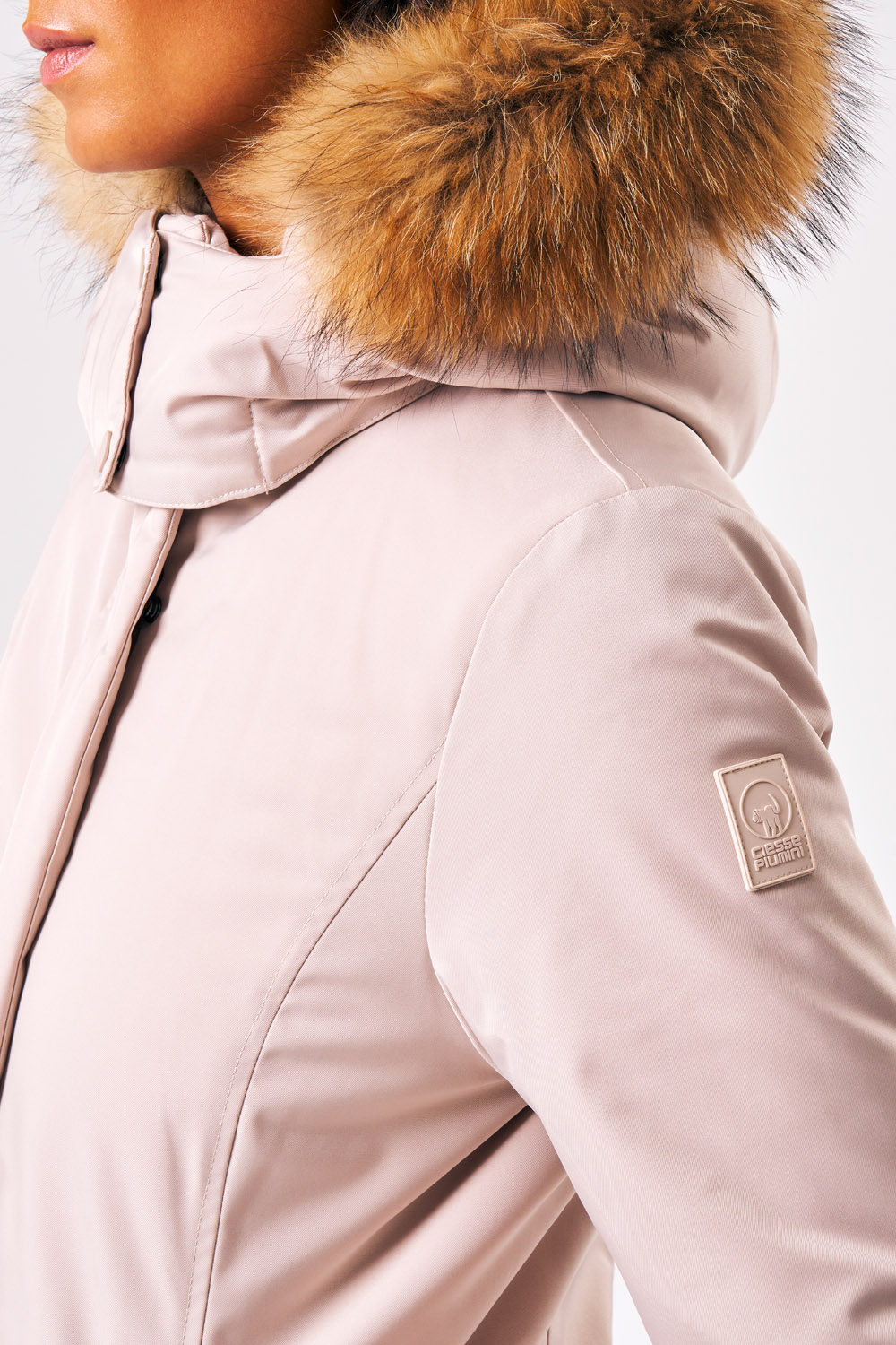LUANA LIGHT PADDED PARKA WITH DETACHABLE REAL FUR 263PCWC73224 P6Y11P 139XXN 2