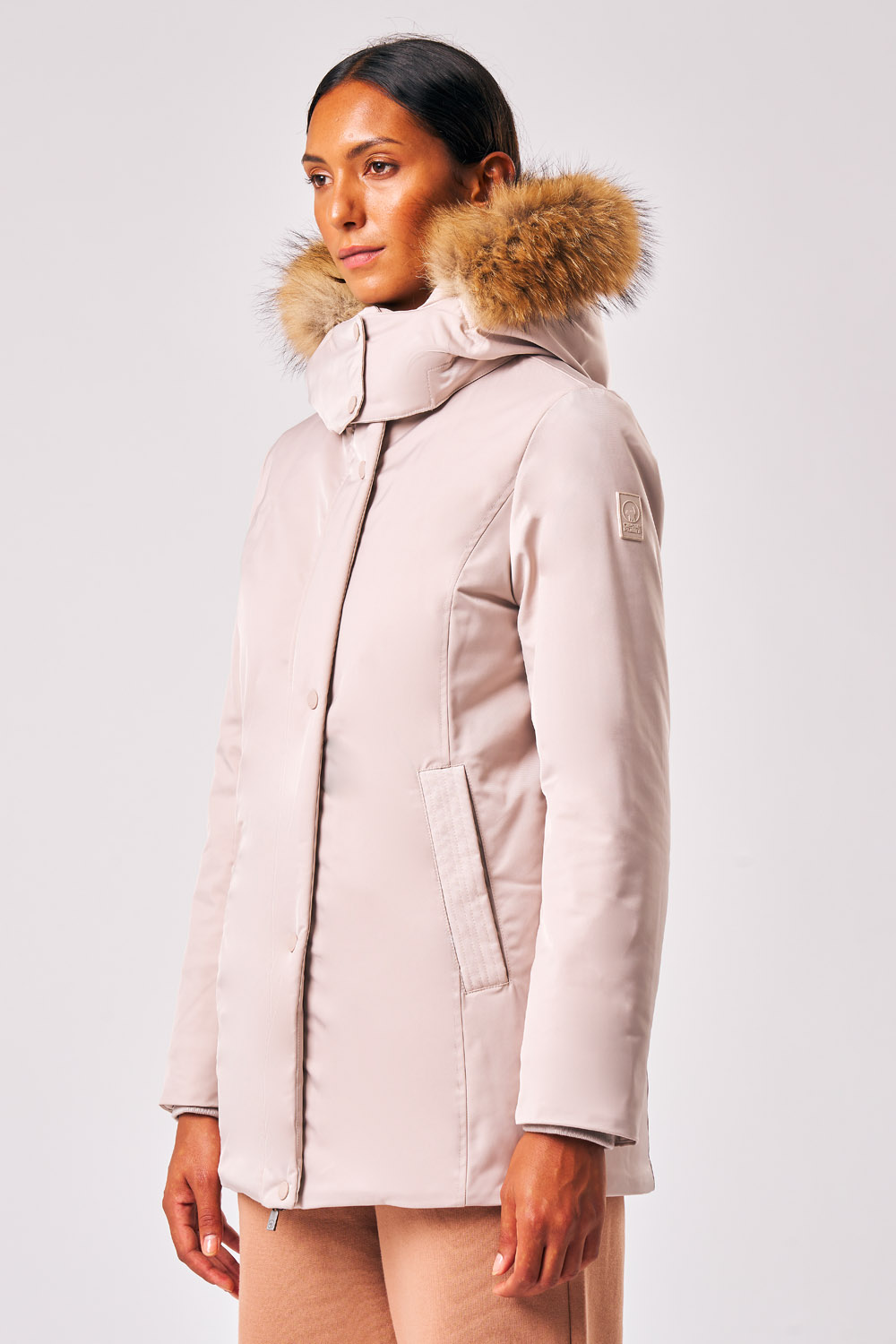 LUANA LIGHT PADDED PARKA WITH DETACHABLE REAL FUR 263PCWC73224 P6Y11P 139XXN 4