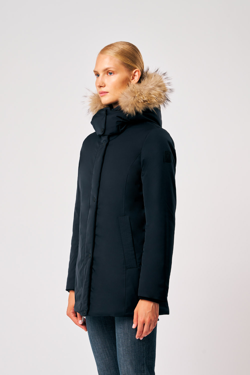 LUANA LIGHT PADDED PARKA WITH DETACHABLE REAL FUR 263PCWC73224 P6Y11P 206XXN 2 2