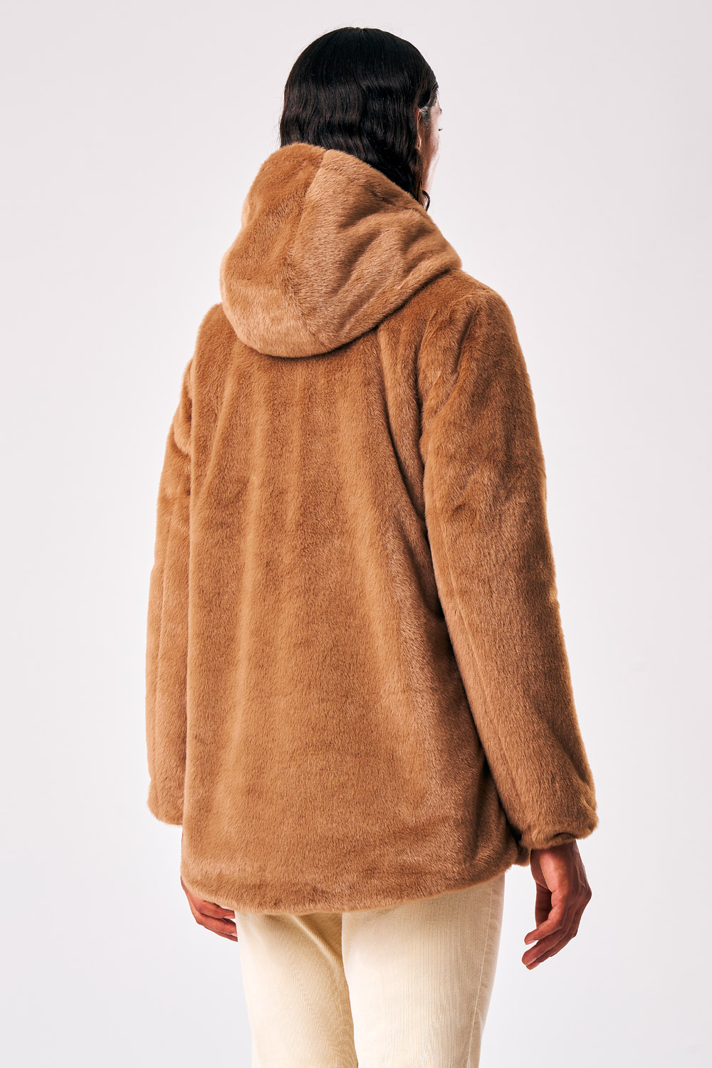 LUCREZIA - ECO REVERSIBLE FUR LONG HOODY JKT_263PCWC03220_P8P30X_72DMXP_2 LUCREZIA ECO REVERSIBLE FUR LONG HOODY JKT 263PCWC03220 P8P30X 72DMXP 2