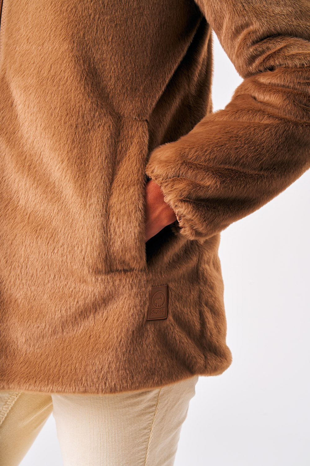 LUCREZIA - ECO REVERSIBLE FUR LONG HOODY JKT_263PCWC03220_P8P30X_72DMXP_3 LUCREZIA ECO REVERSIBLE FUR LONG HOODY JKT 263PCWC03220 P8P30X 72DMXP 3