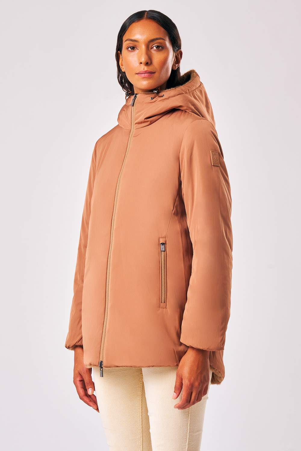 LUCREZIA - ECO REVERSIBLE FUR LONG HOODY JKT_263PCWC03220_P8P30X_72DMXP_4 LUCREZIA ECO REVERSIBLE FUR LONG HOODY JKT 263PCWC03220 P8P30X 72DMXP 4