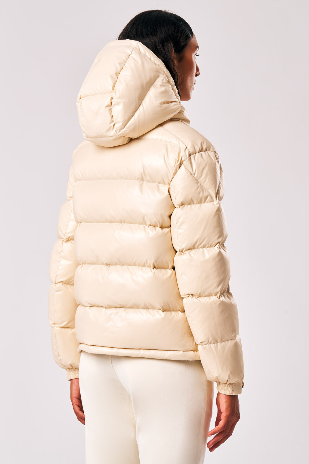 NARIA HOODED JACKET IN REAL DOWN 263PCWJ03204 N3P11D 1387XP 4