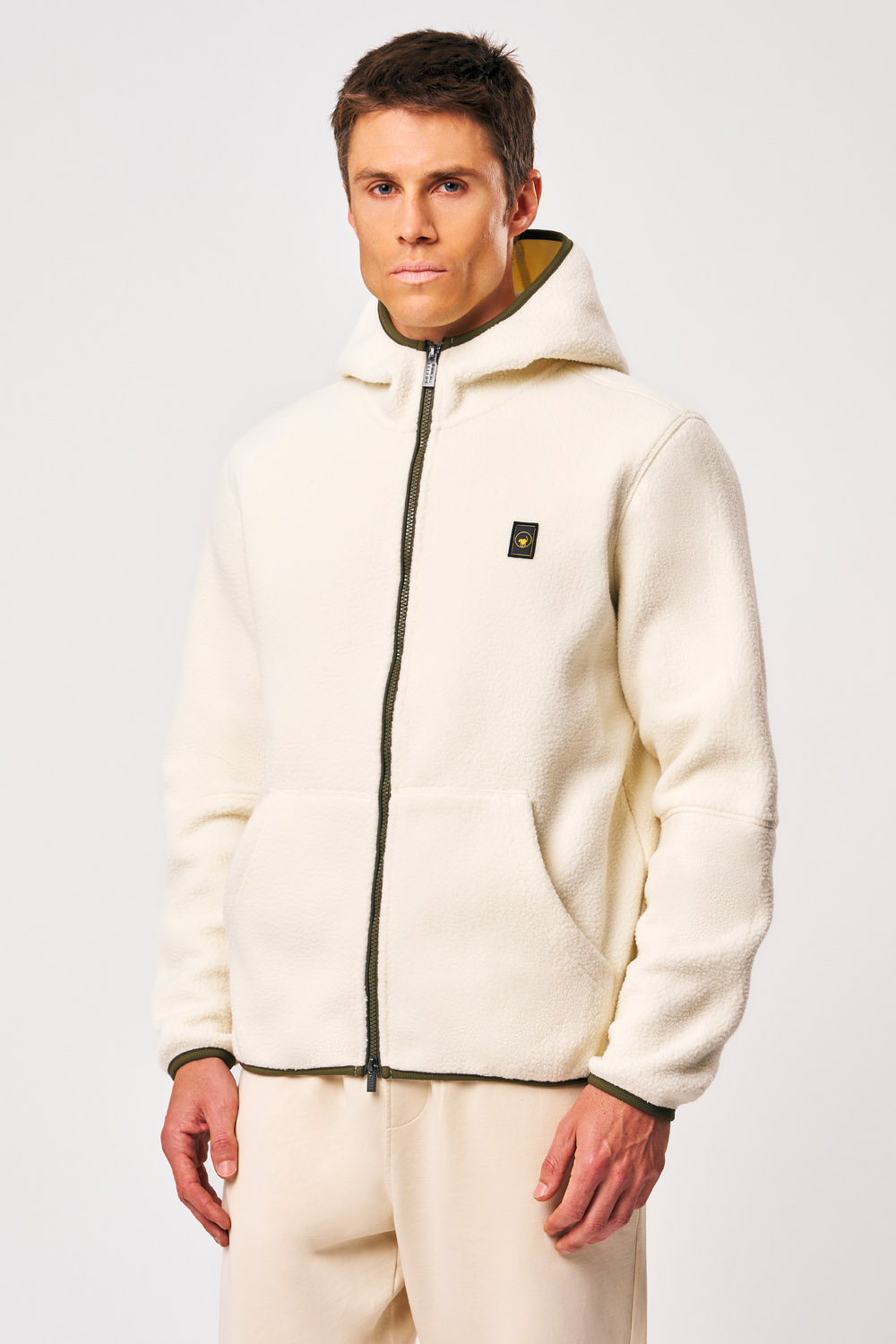 RODRIGO HOODIE TEDDY FULL ZIP FLEECE JKT 263CPMF58716 P9V3BX 116VXP