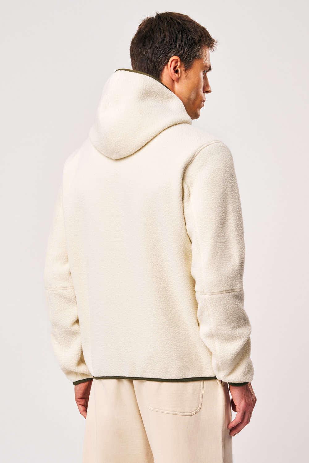 RODRIGO HOODIE TEDDY FULL ZIP FLEECE JKT 263CPMF58716 P9V3BX 116VXP 2