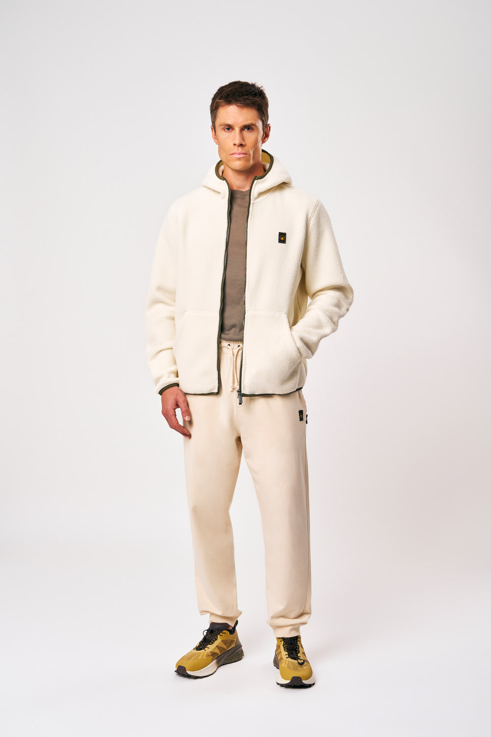 RODRIGO HOODIE TEDDY FULL ZIP FLEECE JKT 263CPMF58716 P9V3BX 116VXP 3