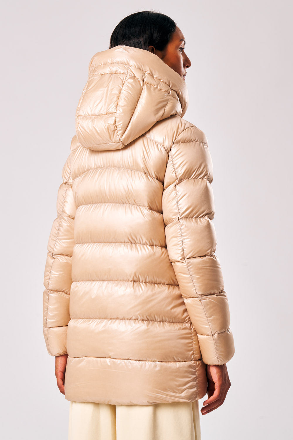 BELLA 800FP LIGHT DOWN COAT WITH DETACHABLE HOOD 253CFWJI3018 N3O11D 139XXP 4