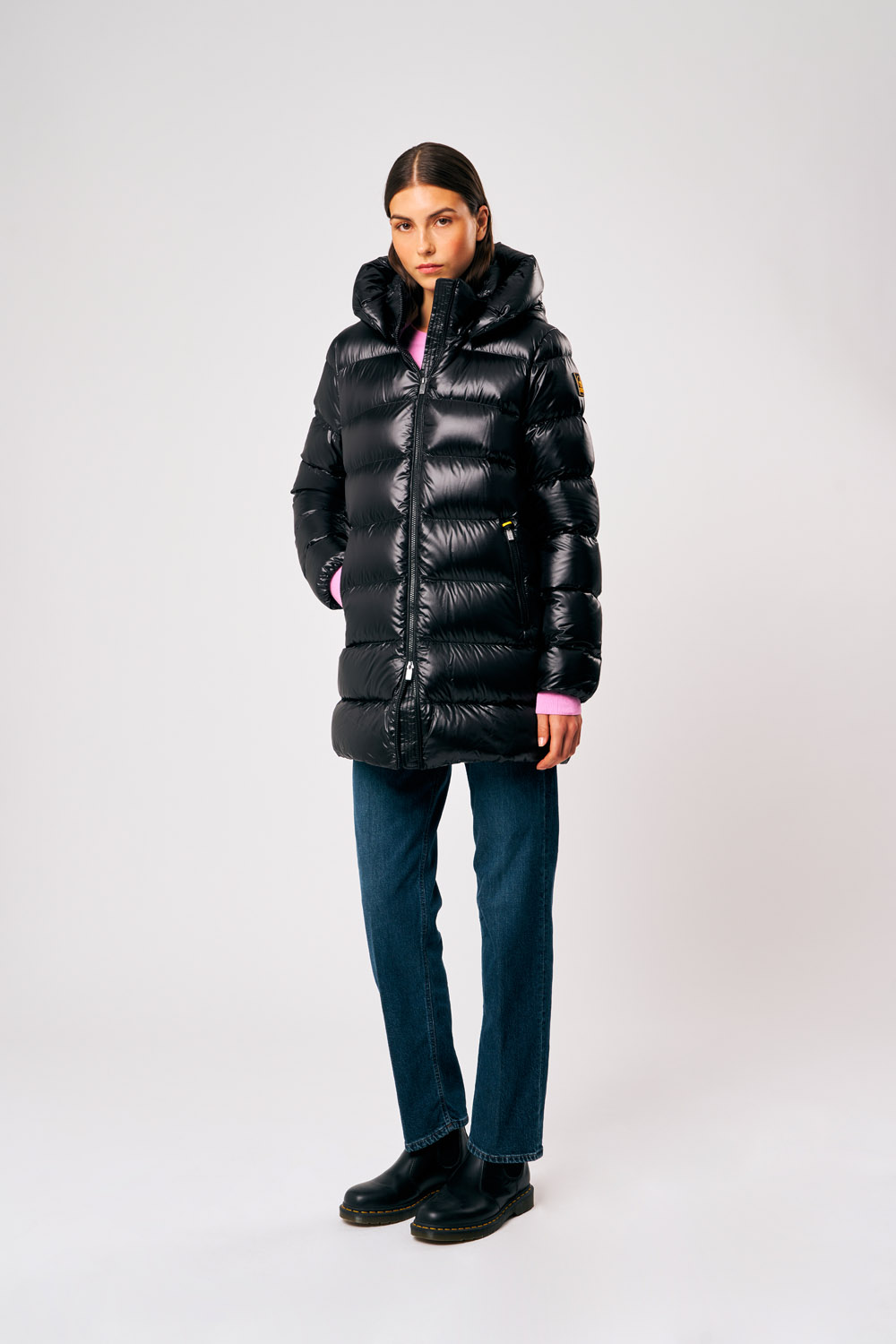 BELLA - 800FP LIGHT DOWN COAT WITH DETACHABLE HOOD_253CFWJI3018_N3O11D_206XXP_4 BELLA 800FP LIGHT DOWN COAT WITH DETACHABLE HOOD 253CFWJI3018 N3O11D 206XXP 4